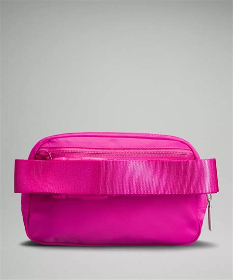 lululemon sonic pink belt bag|lululemon belt bag restock date.